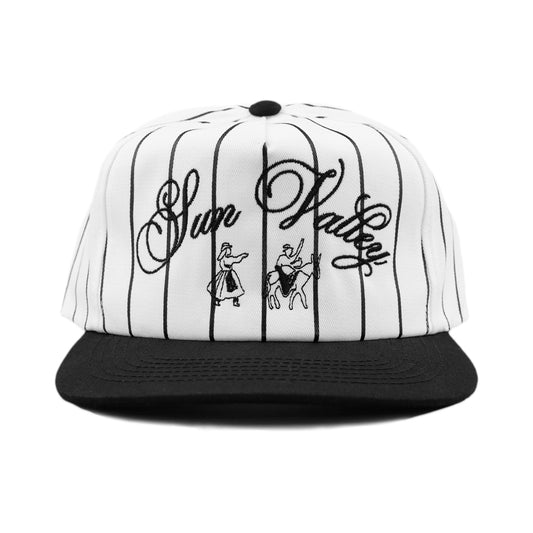 Sun Valley Striped Snapback (Black)