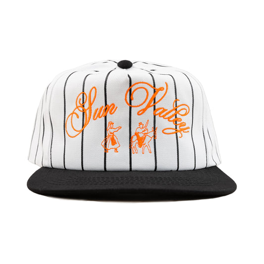 Sun Valley Striped Snapback (Orange)