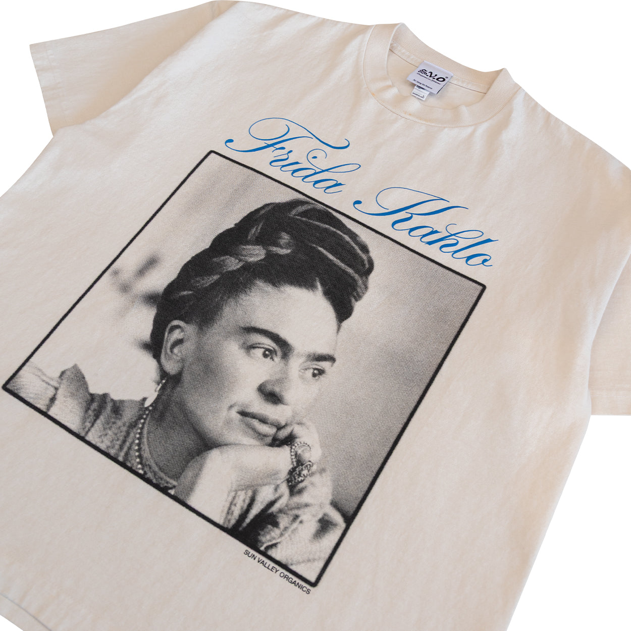 Frida Kahlo T-Shirt (Creme) Cropped
