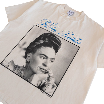 Frida Kahlo T-Shirt (Creme) Cropped