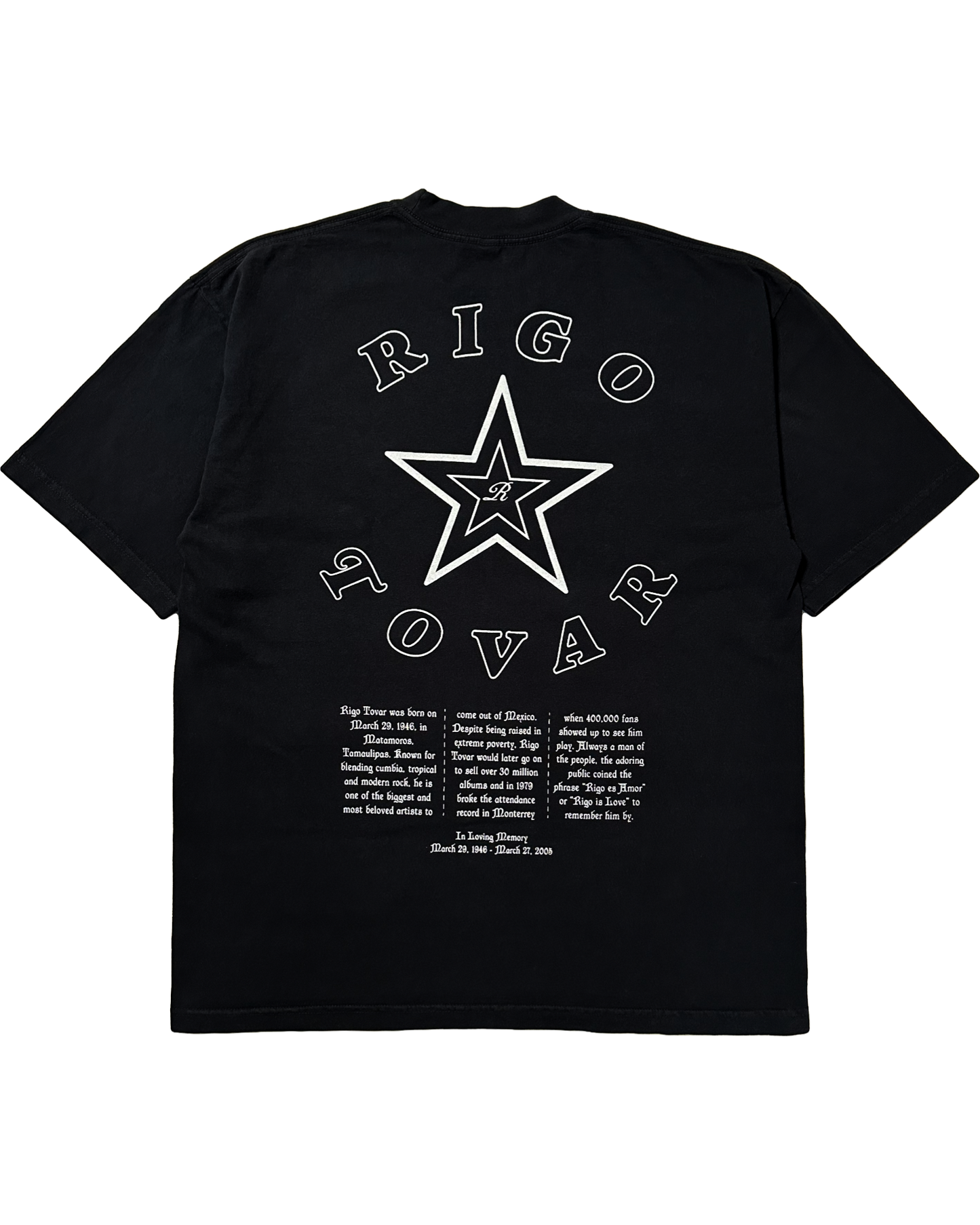 Rigo Tovar T-Shirt (Black)