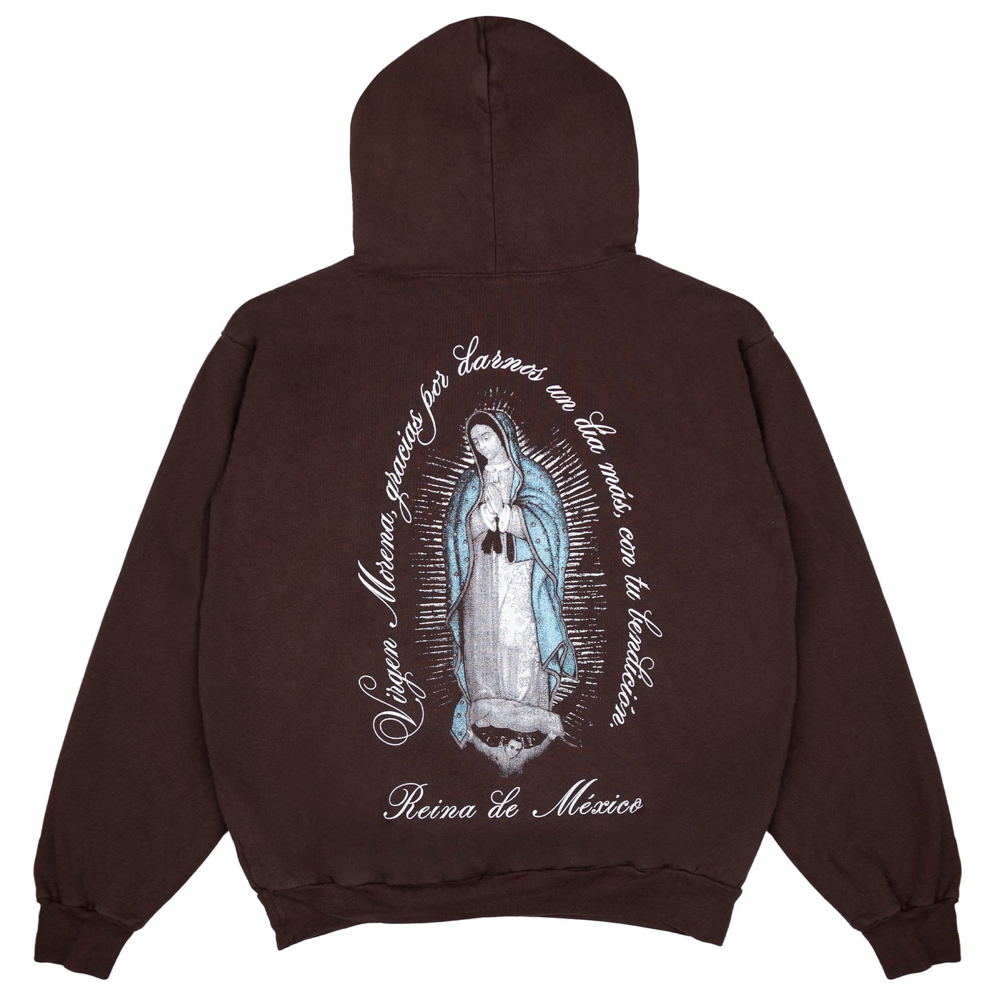 La Virgen de Guadalupe Hoodie (Brown)